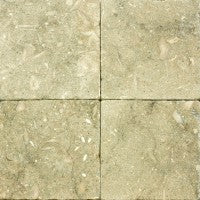 Seagrass Limestone Tile Tumbled 12" x 12" 3/8" Tile
