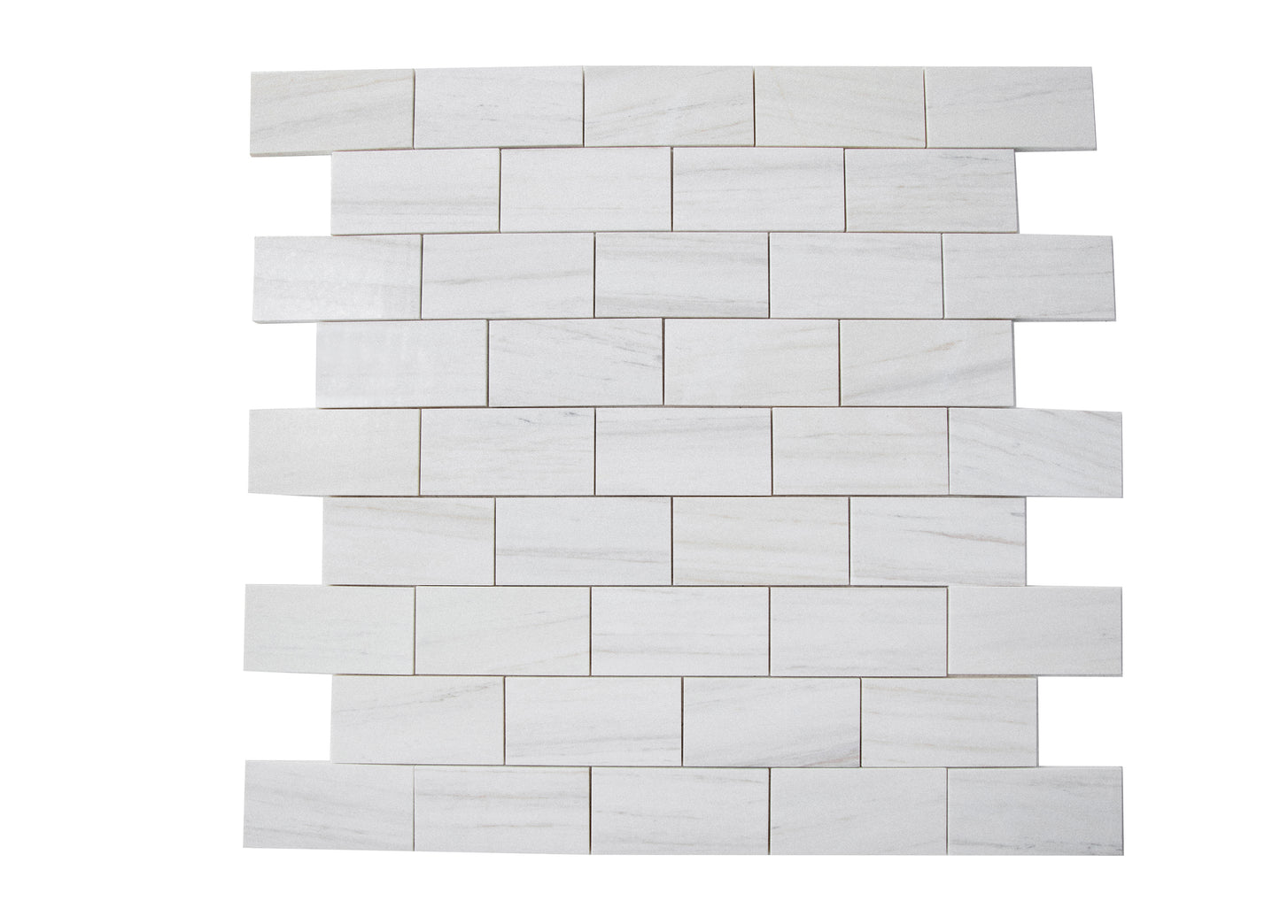 Azulejo de mármol con veta de madera pulida de 3" x 6' 3/8"