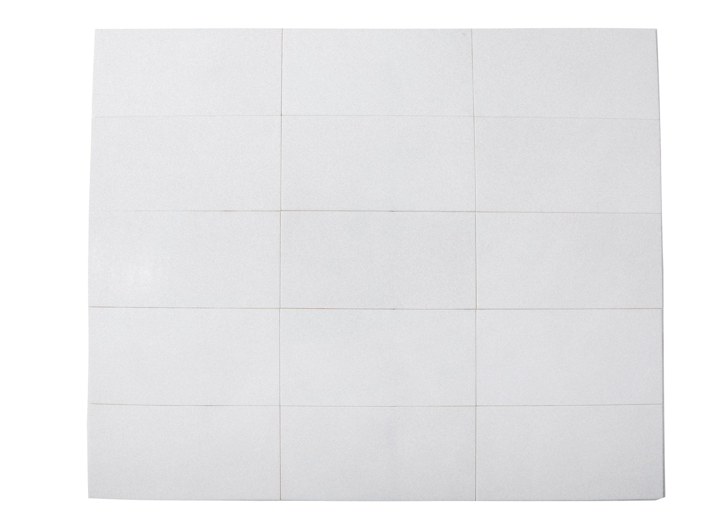 Azulejo de mármol blanco cristal pulido de 30 x 61 cm y 0,9 cm