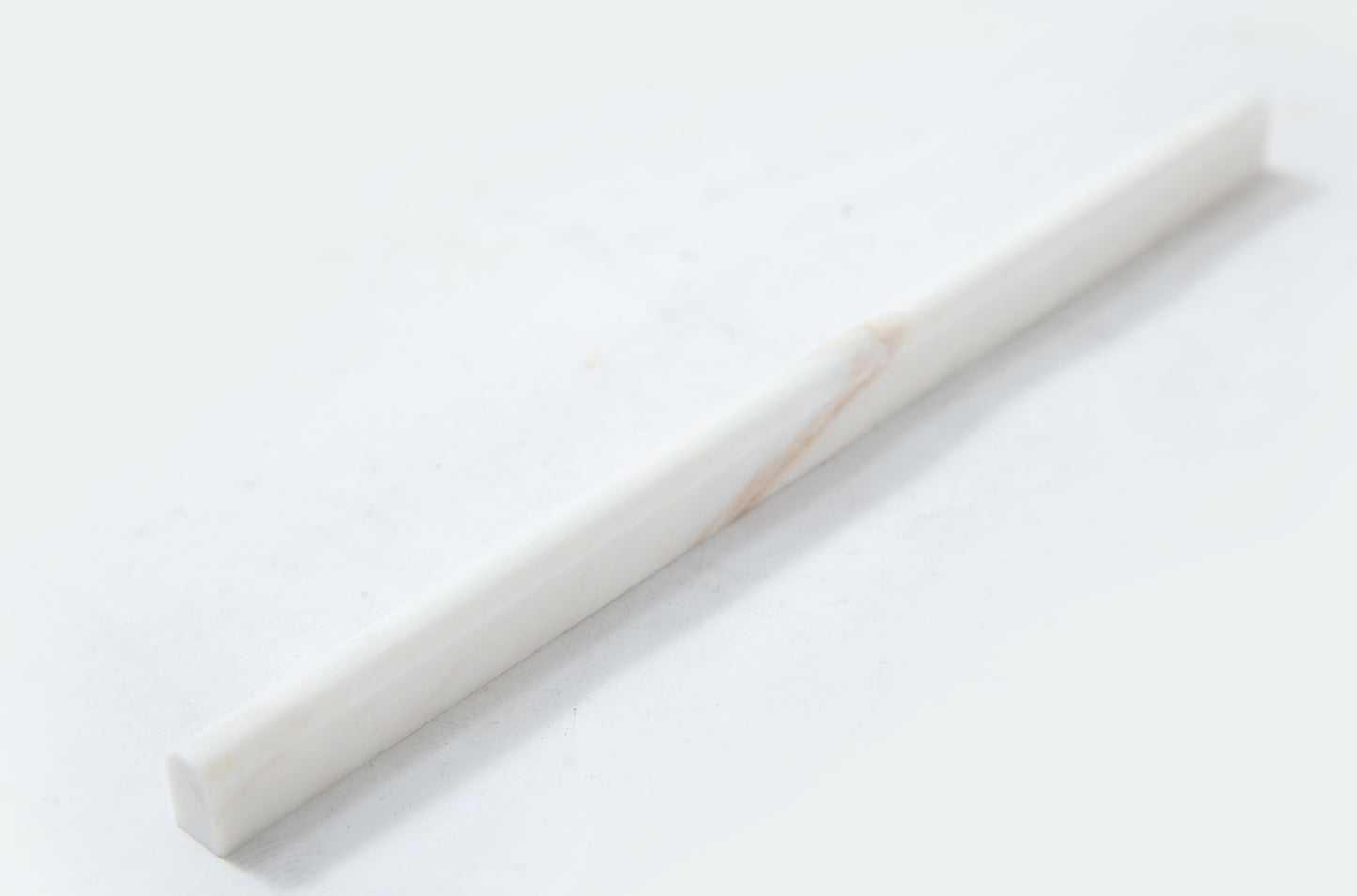 Moldura de mármol con veta de madera pulida de 1/2" x 12" con delineador de lápiz
