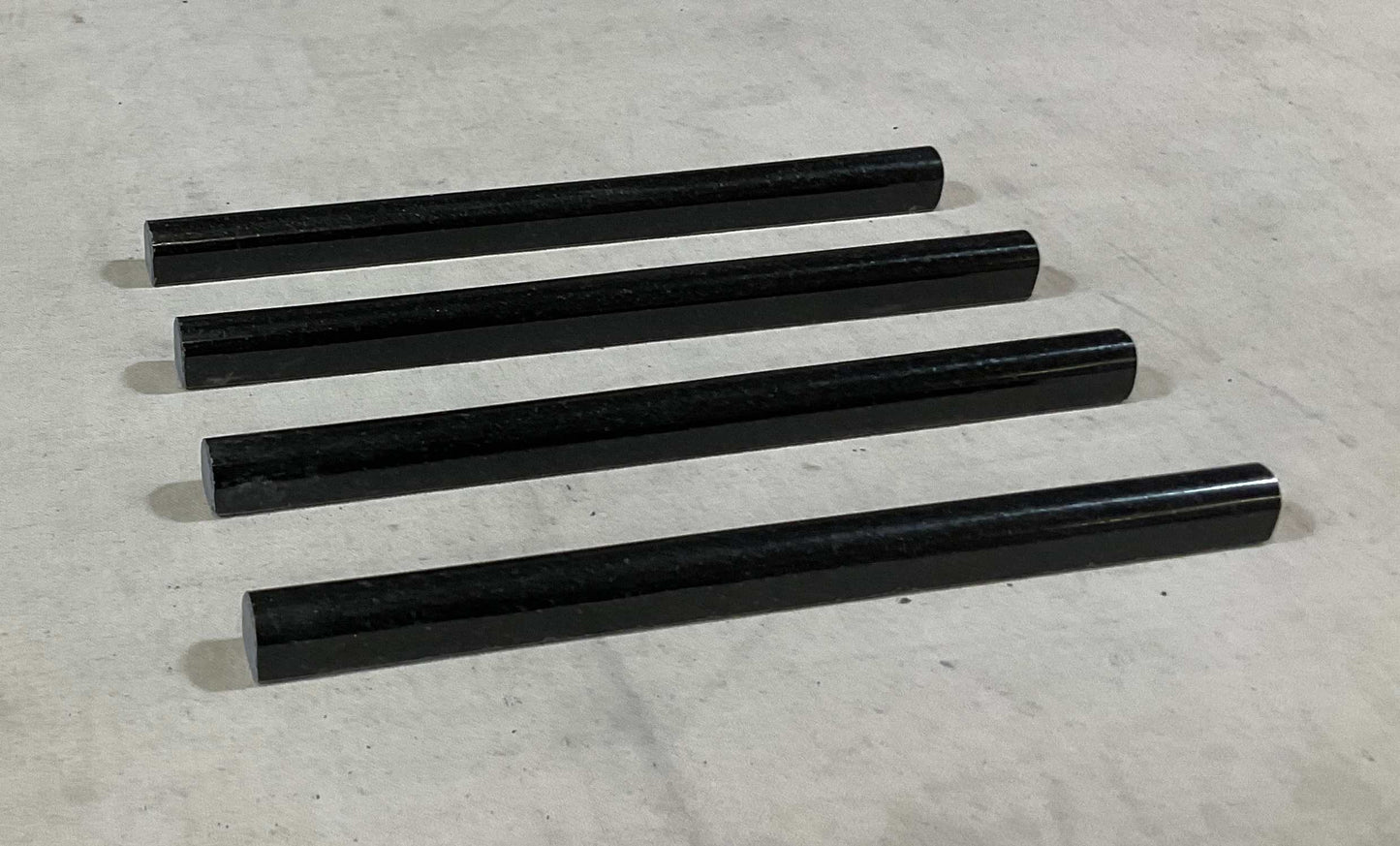Absolute Black Granite Polished 3/4 X 12 Bullnose Liner