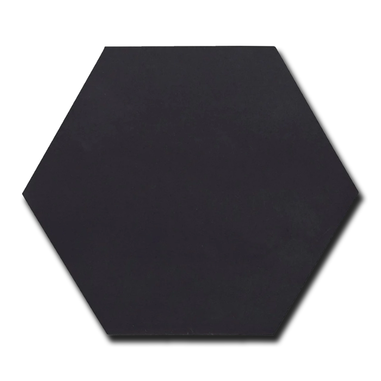Black Basalt Basalt Mosaic Honed 10" x 10" 3/8" Hexagon