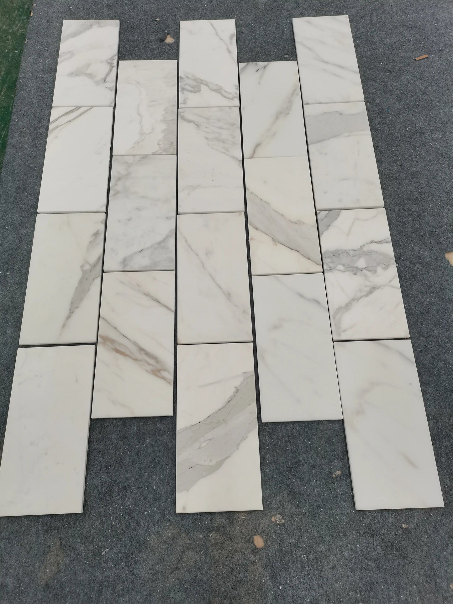 Calacatta Gold Beveled Wall, Backsplash Wall and Floor Tile 6x12"