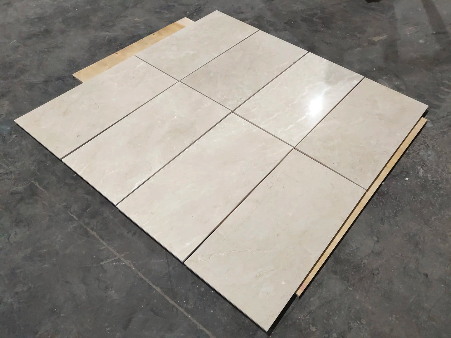 Azulejo estándar para pared y piso pulido Crema Marfil de 30 x 60 cm