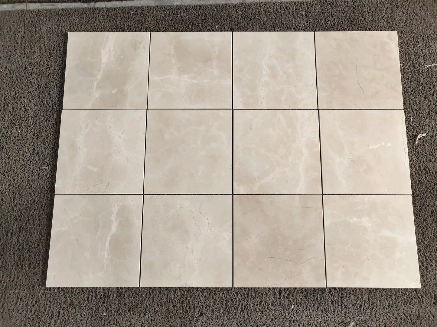 Azulejo premium para pared y piso pulido Crema Marfil de 30 x 30 cm