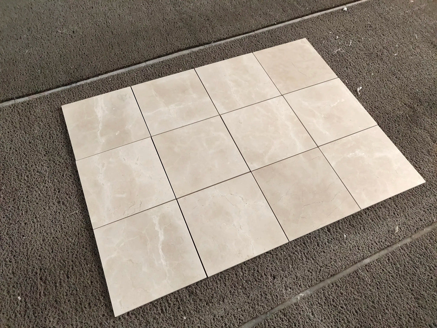 Azulejo premium para pared y piso pulido Crema Marfil de 30 x 30 cm