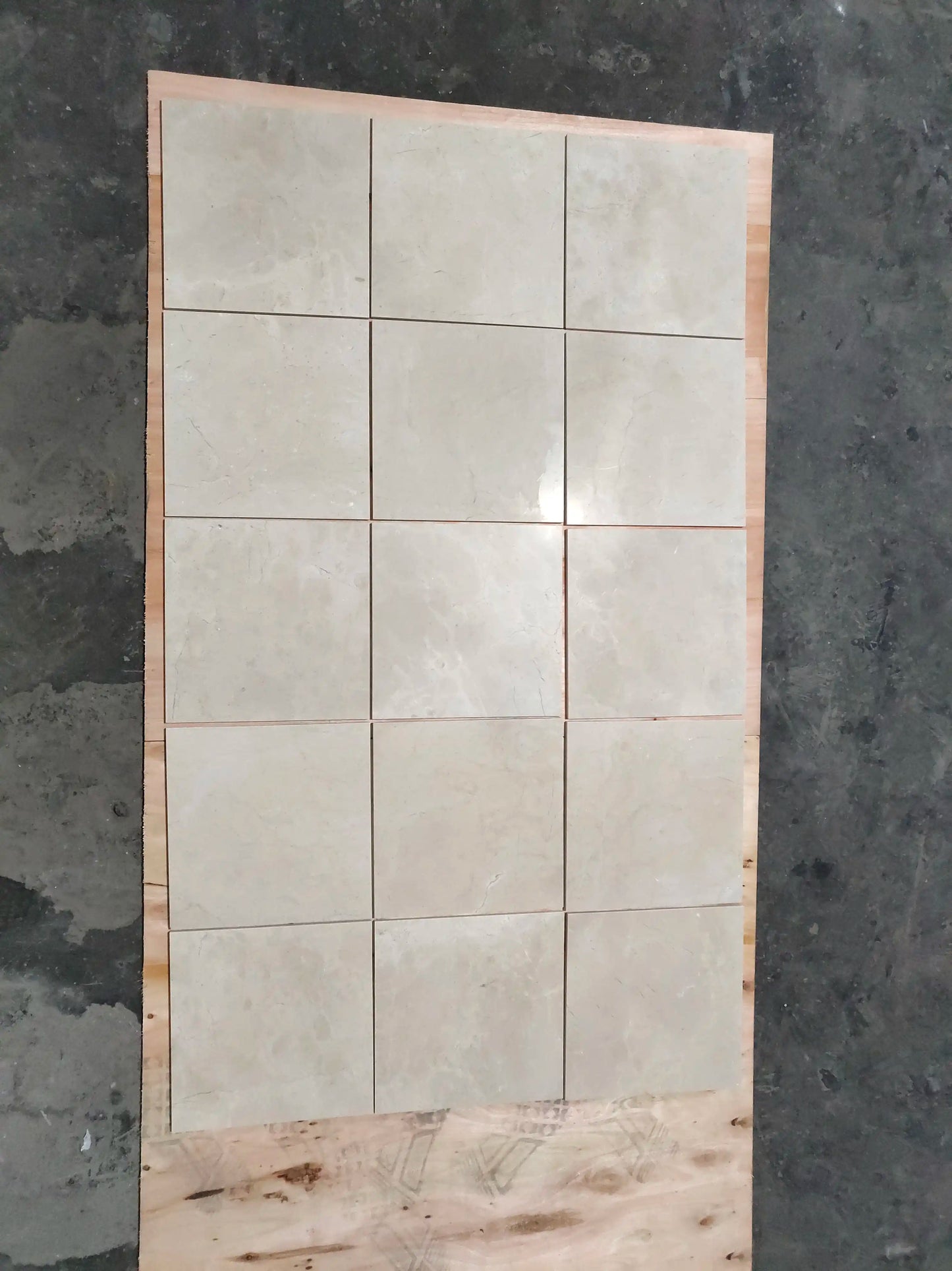 Azulejo premium para pared y piso pulido Crema Marfil de 30 x 30 cm