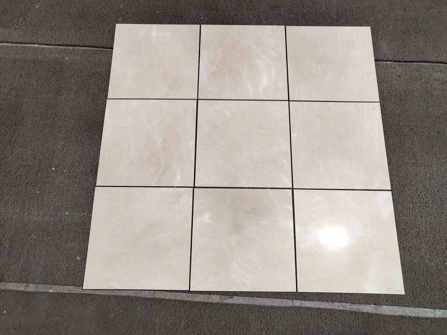 Azulejo estándar para pared y suelo pulido Crema Marfil de 45 x 45 cm