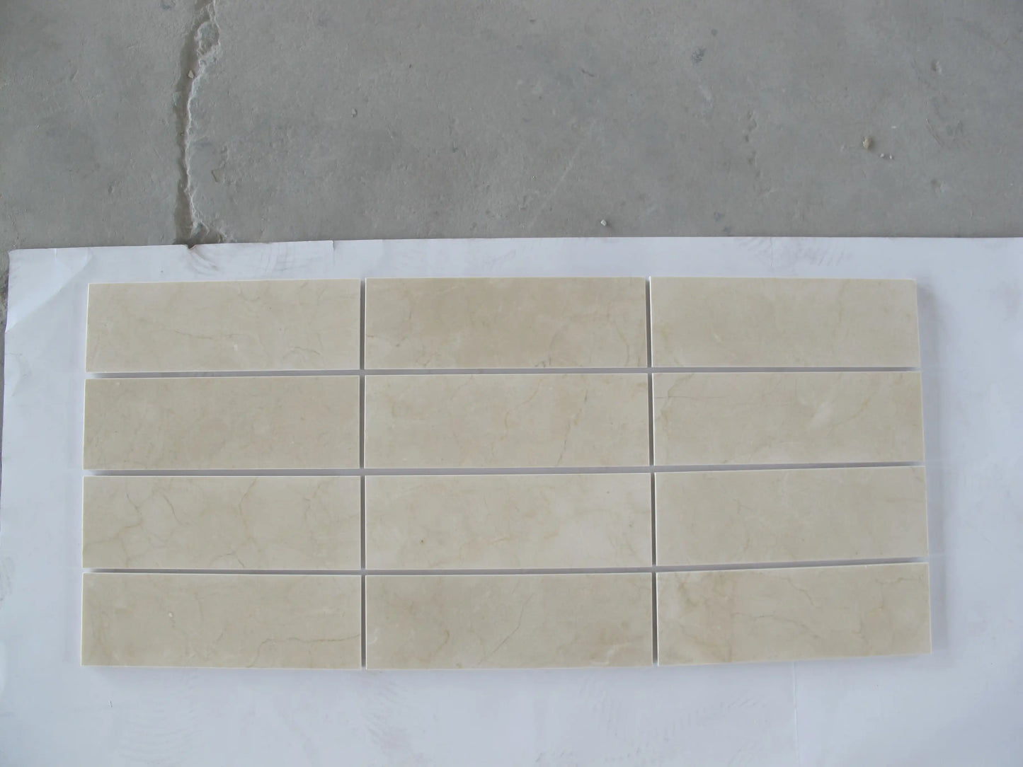 Crema Marfil Polished Wall and Floor Tile  4x12"