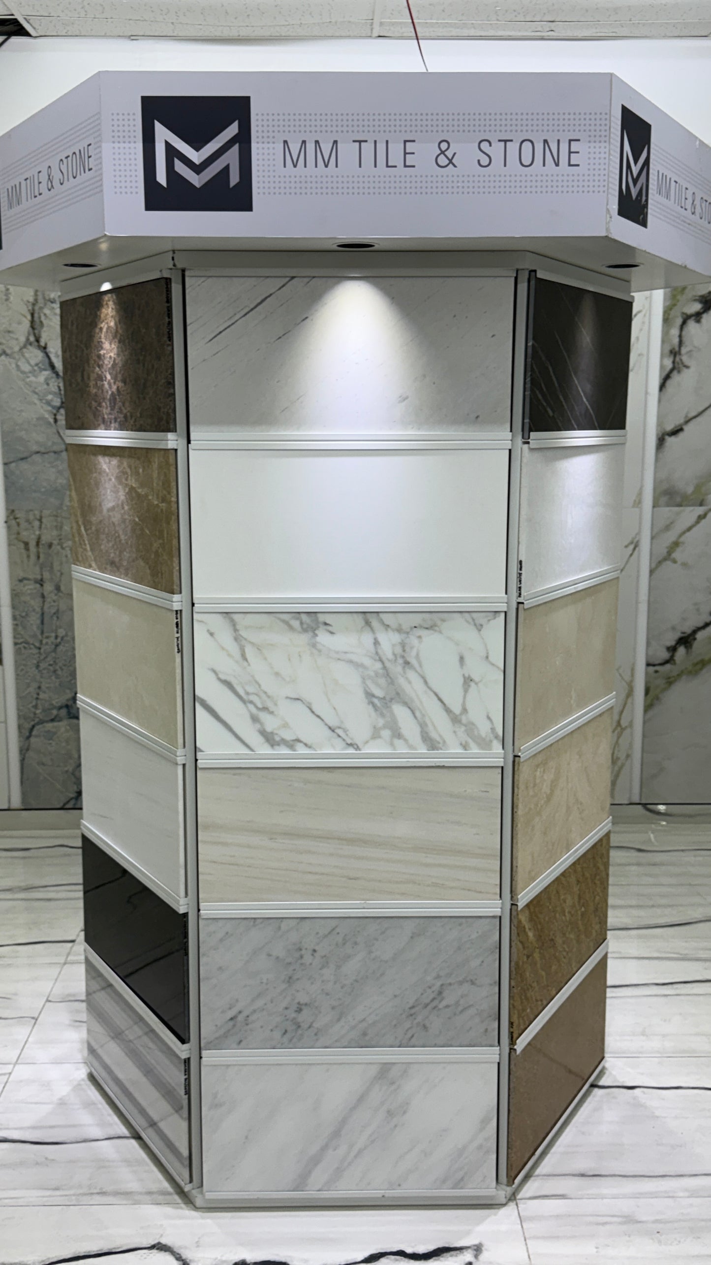 MM Hexagonal Display (12" x 24" Tile Board) - Upon Special Order Only