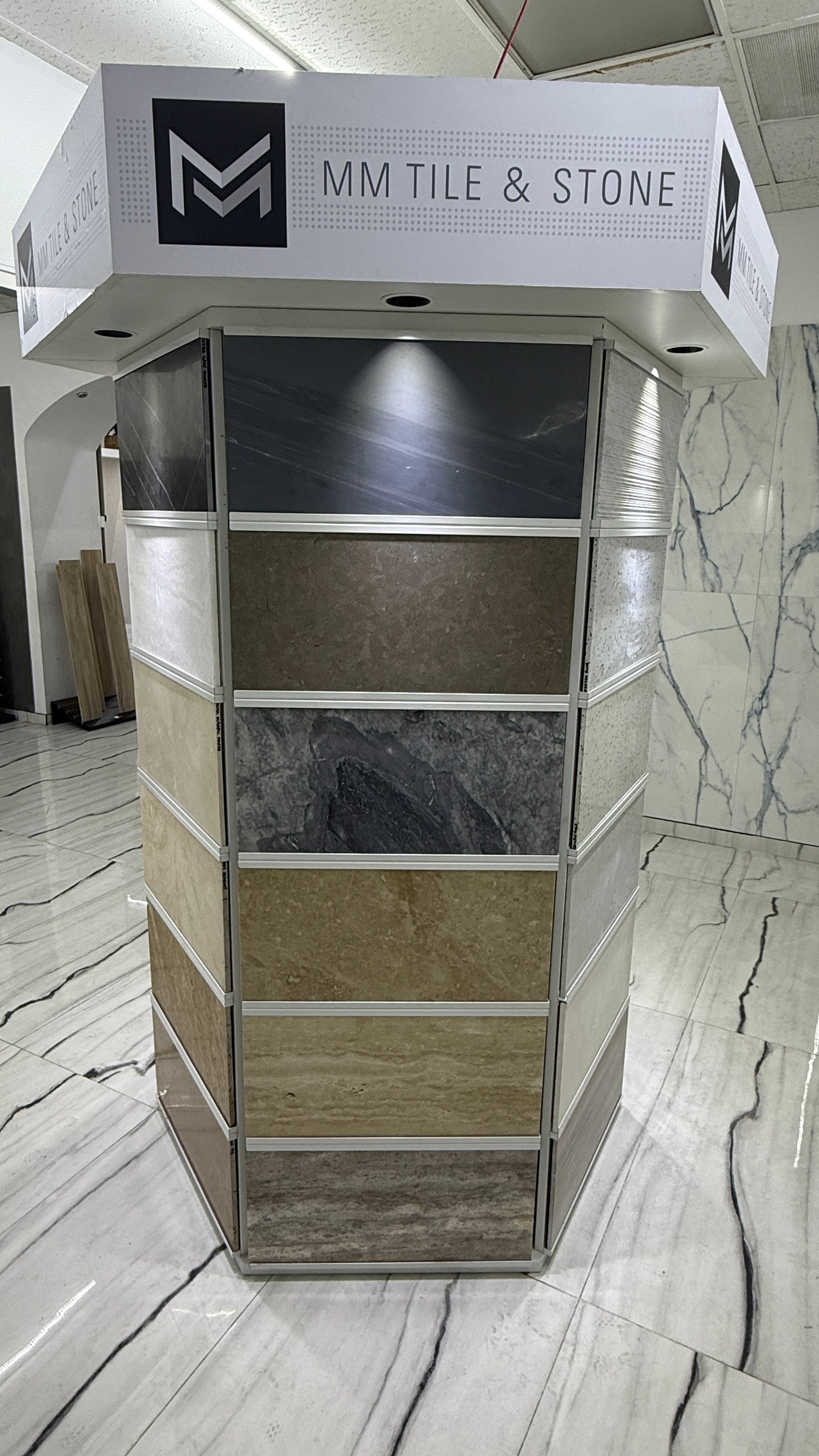 MM Hexagonal Display (12" x 24" Tile Board) - Upon Special Order Only