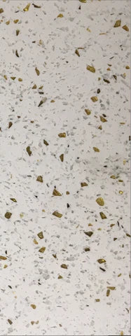 Terrazzo Gold Terrazzo Tile Polished 4" x 12" 3/8" Tile