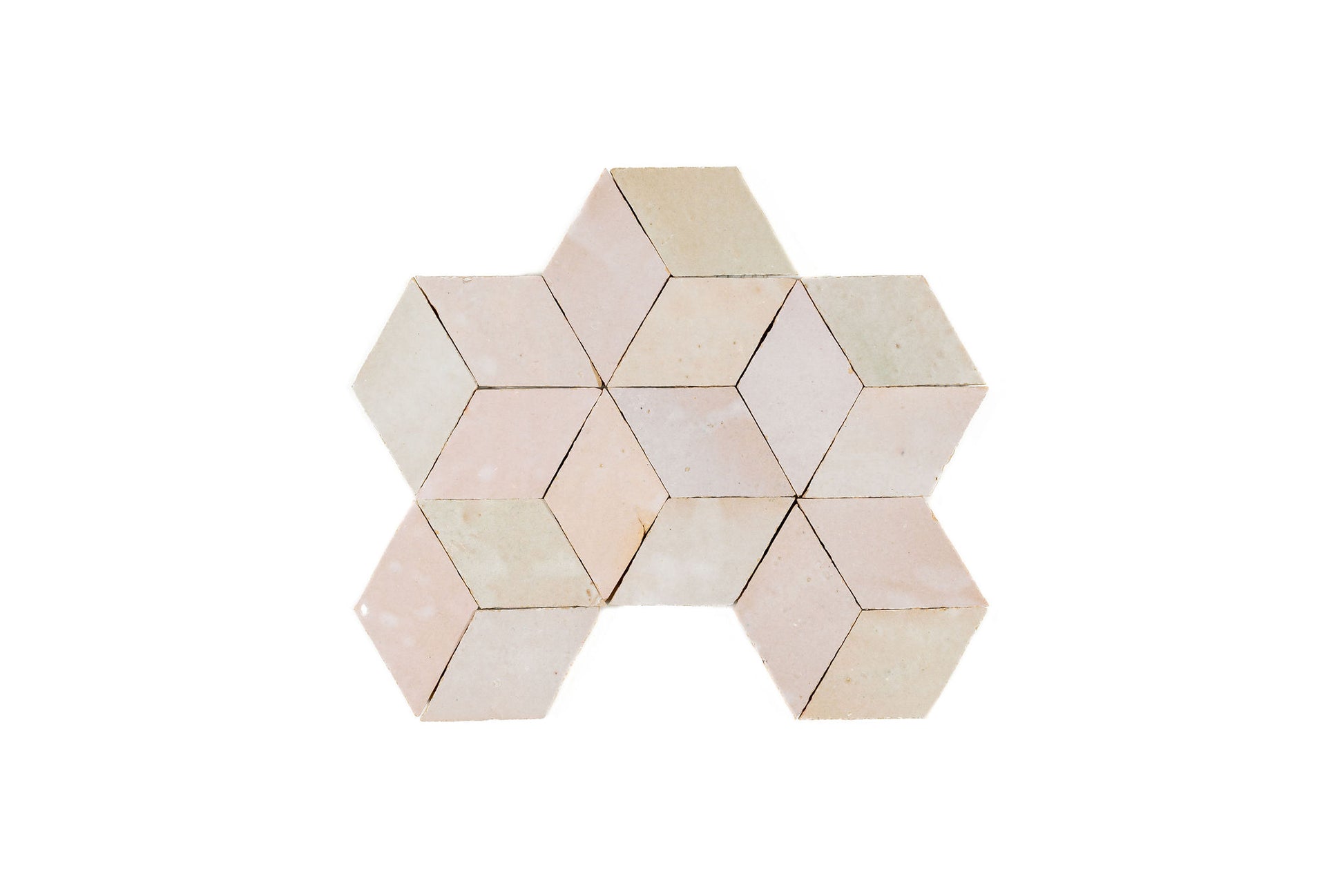 Cubes Zellige Ceramic Wall Mosaic Tile