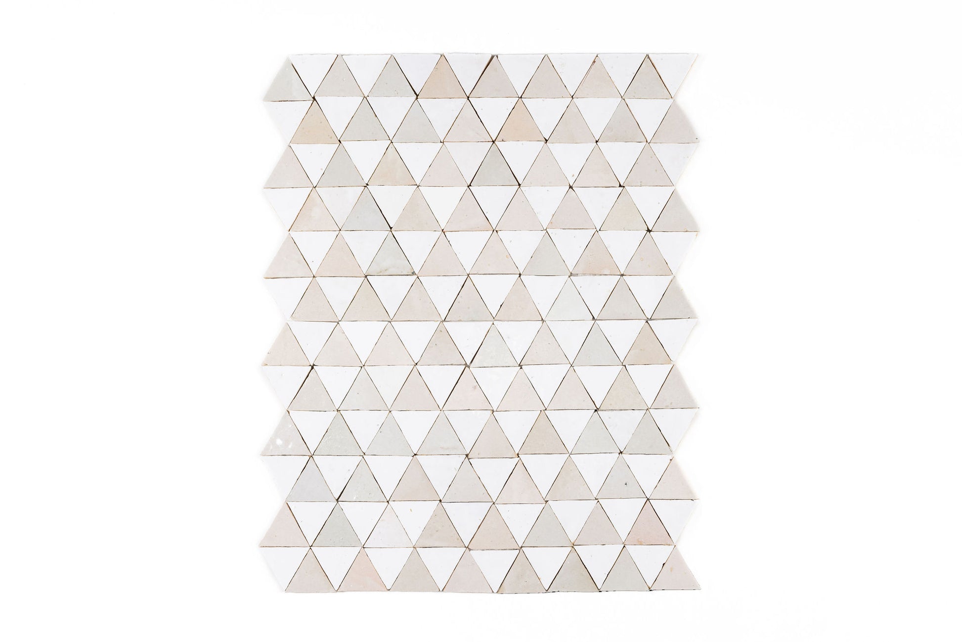 Triangles Zellige Ceramic Wall Mosaic Tile
