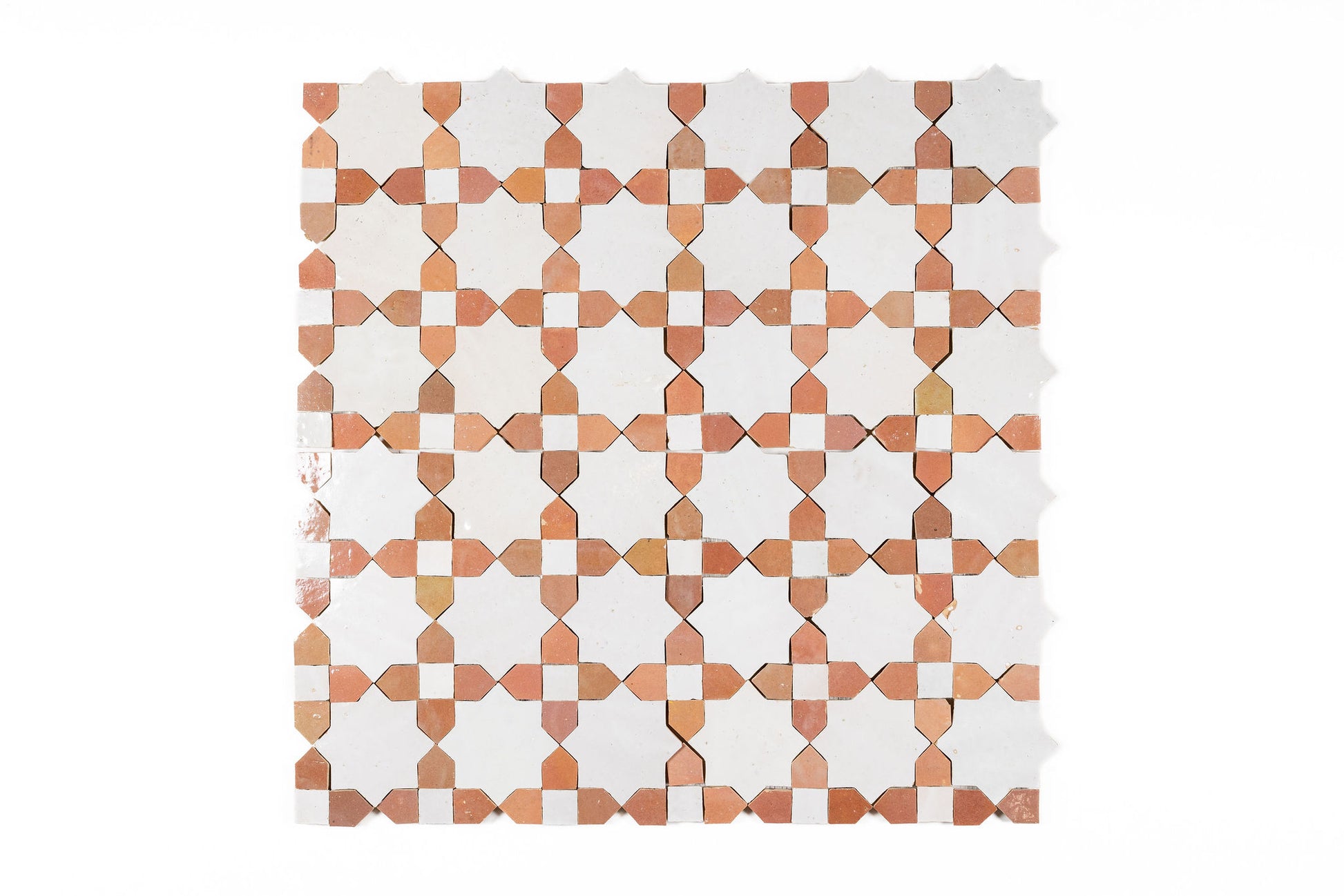 Octagram Zellige Ceramic Wall Mosaic Tile