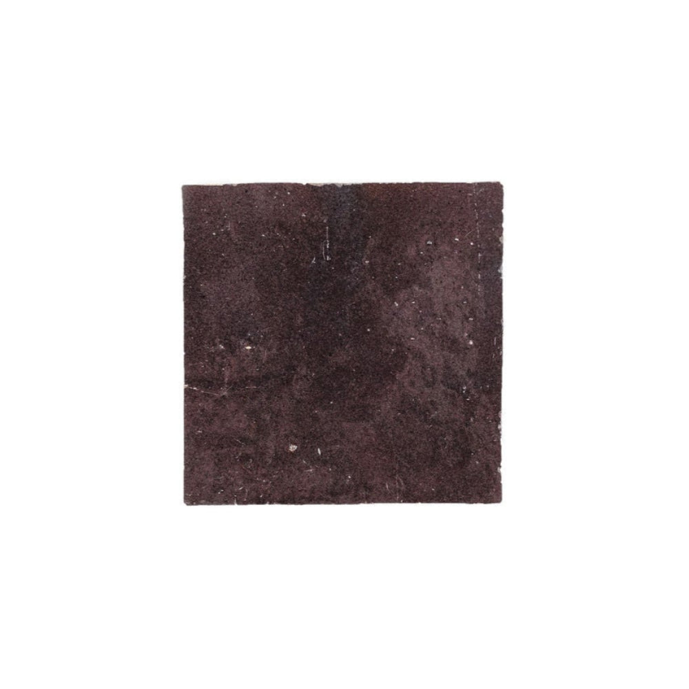Maroon Zellige Ceramic 4x4 Square Wall Tile