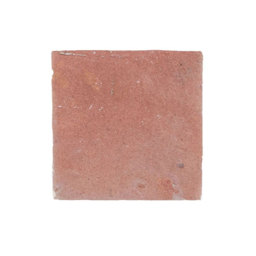 Terracota Zellige Ceramic 4x4 Square Wall Tile