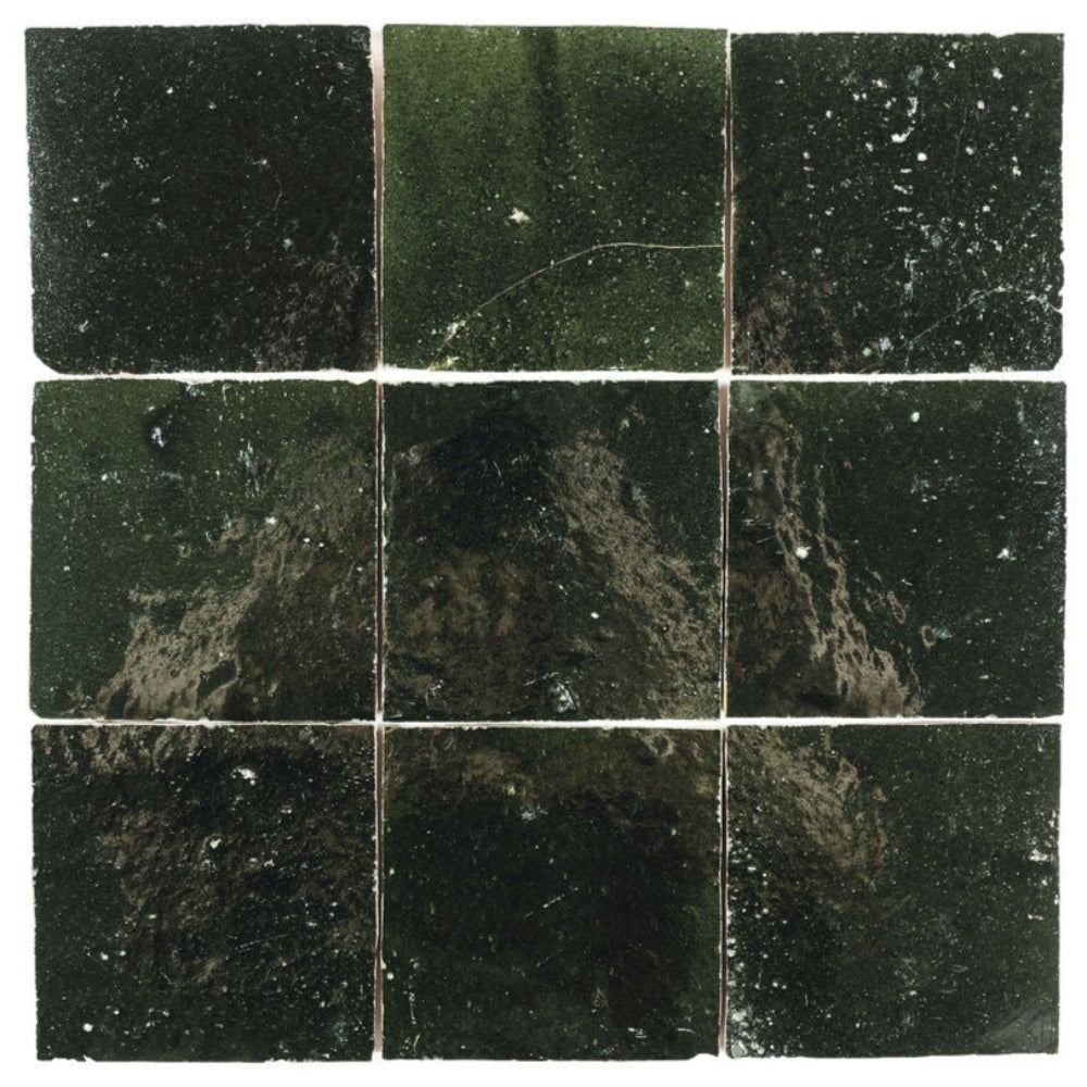 Forest Zellige Ceramic 4x4 Square Wall Tile