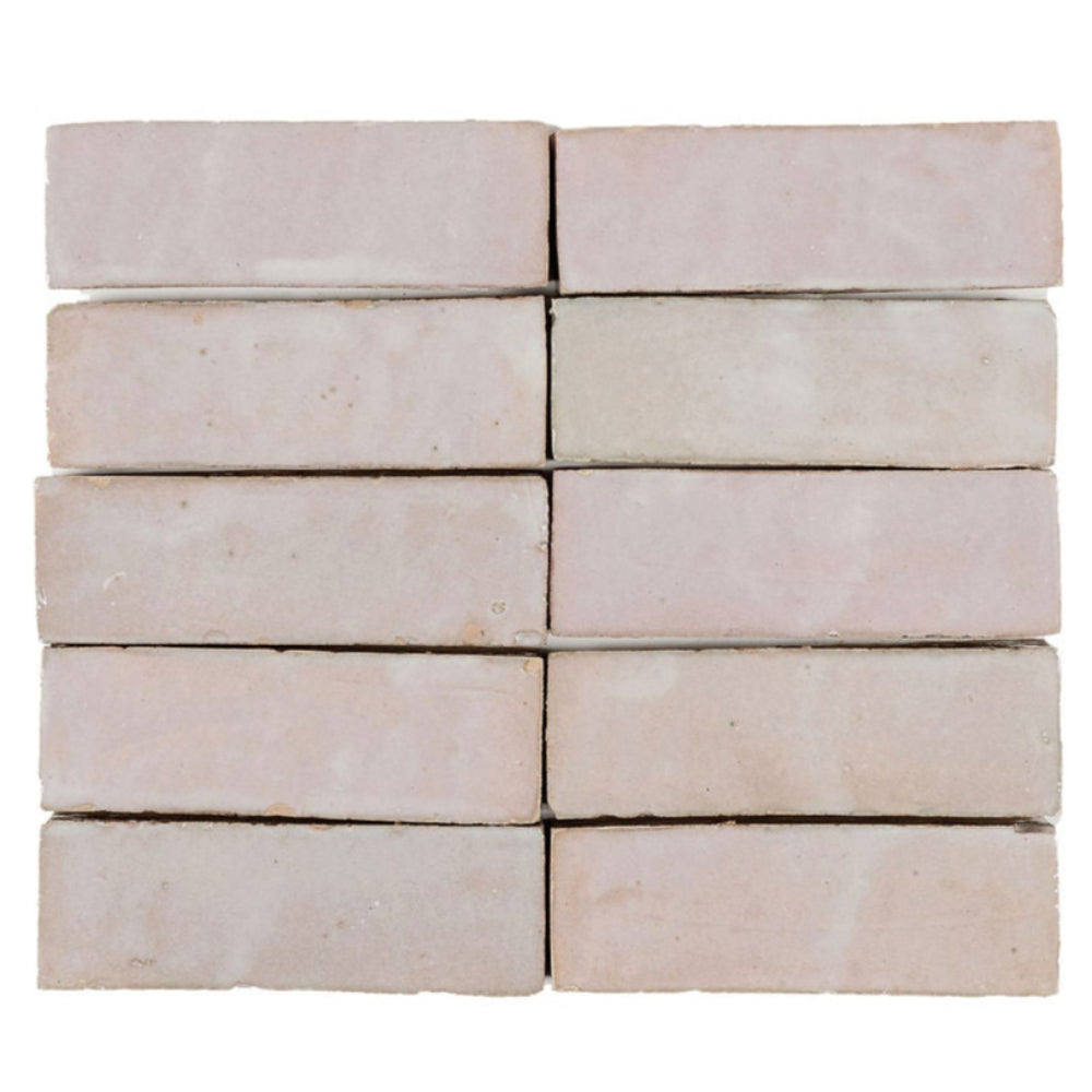 Taupe Zellige Ceramic 2x5.5 Wall Tile
