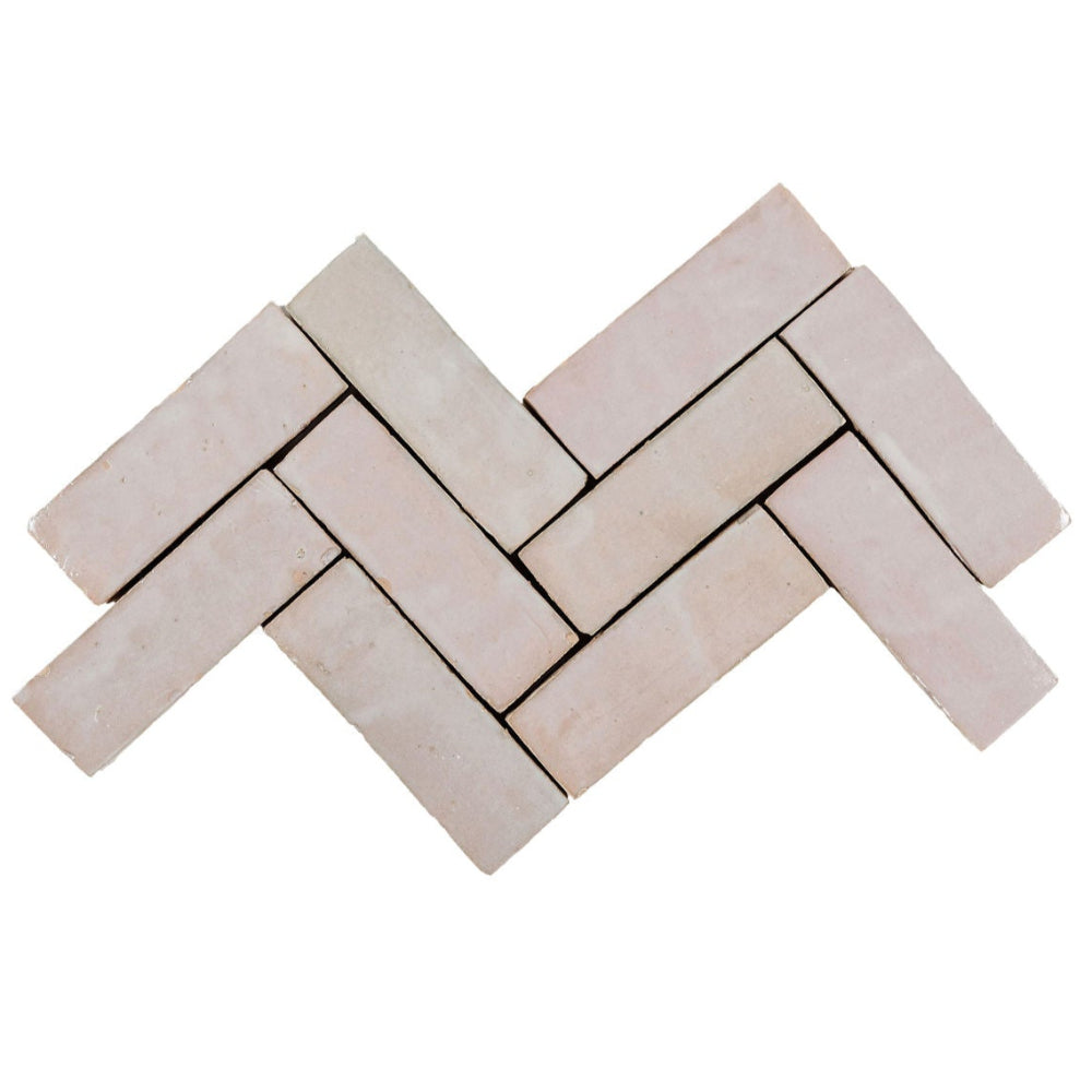 Taupe Zellige Ceramic 2x5.5 Wall Tile