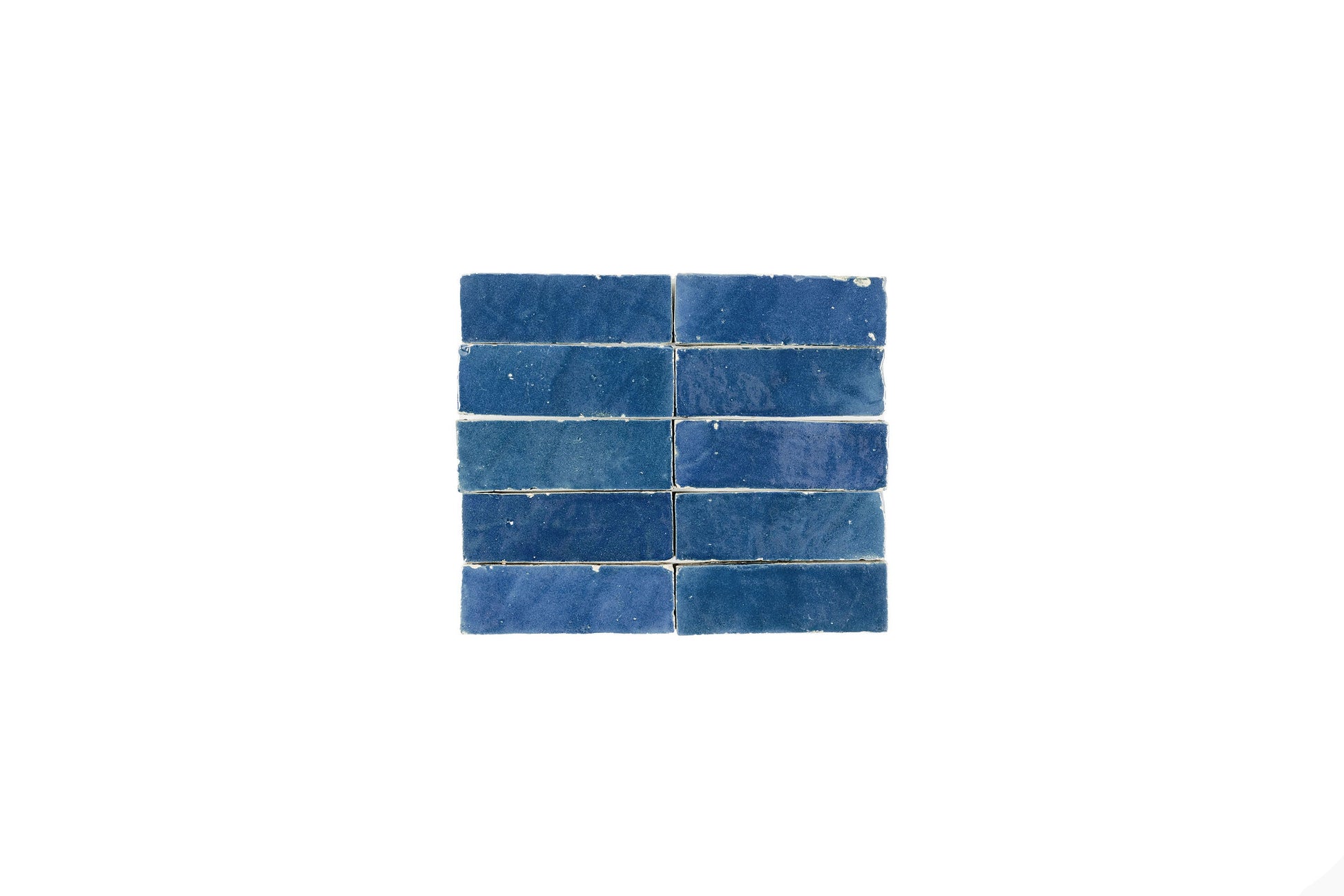 Deep Ocean Zellige Ceramic 2x5.5 Wall Tile