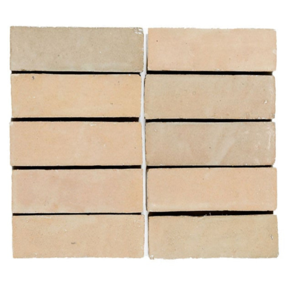 Cappuccino Zellige Ceramic 2x5.5 Wall Tile