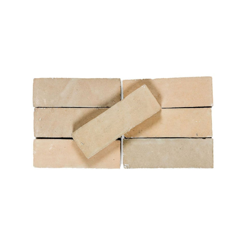 Cappuccino Zellige Ceramic 2x5.5 Wall Tile