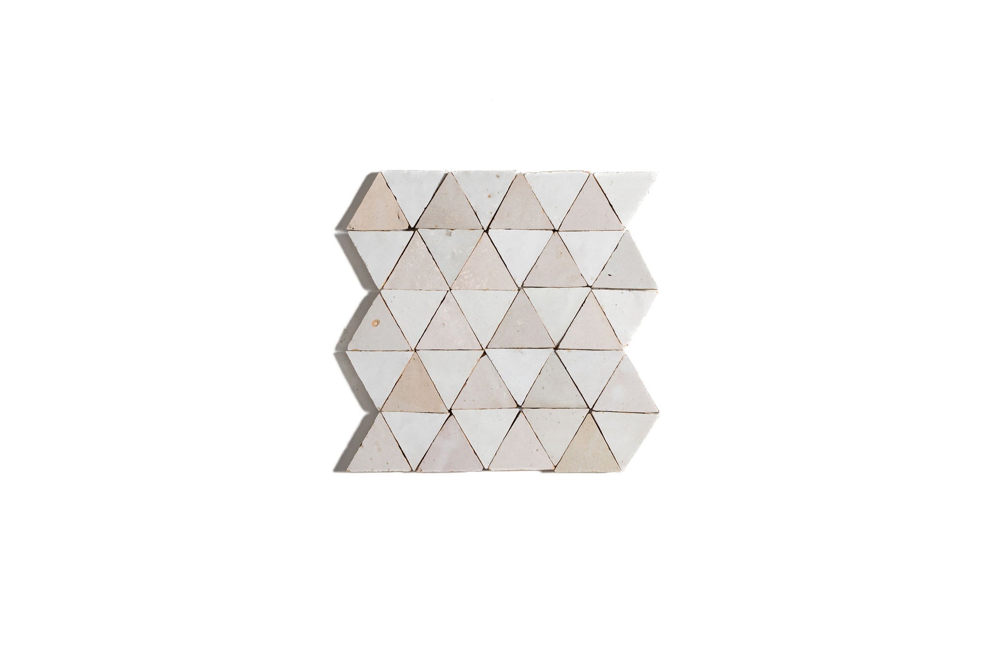 Triangles Zellige Ceramic Wall Mosaic Tile