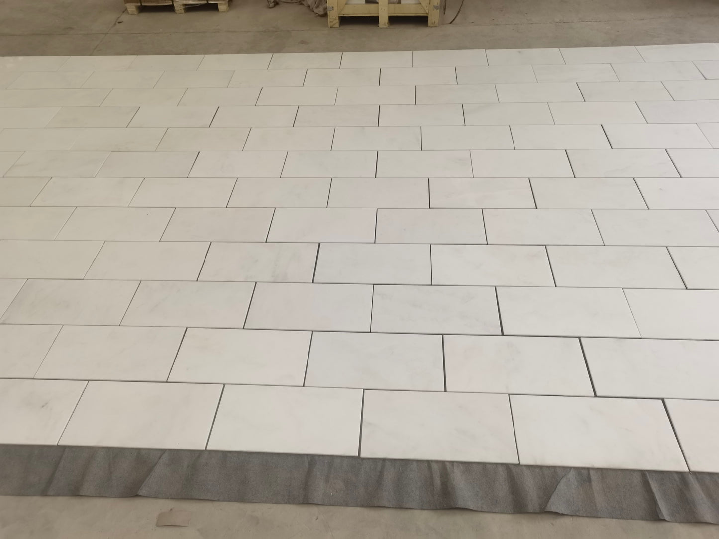 Royal White Honed Wall and Floor Tile  12"x24"