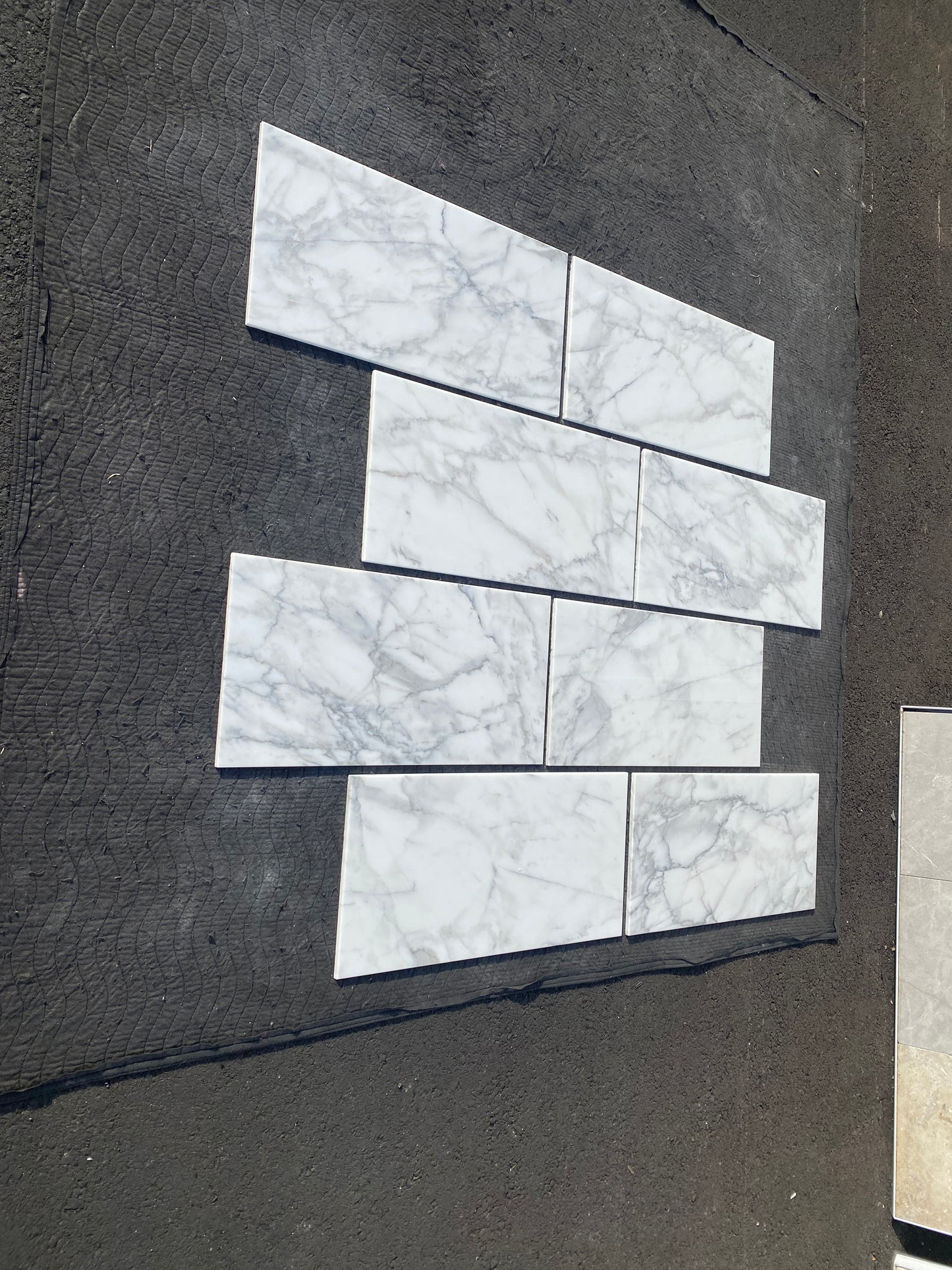 Statuario White (Lot #002) 12" x 24" Floor Tile Polished - 164 SF