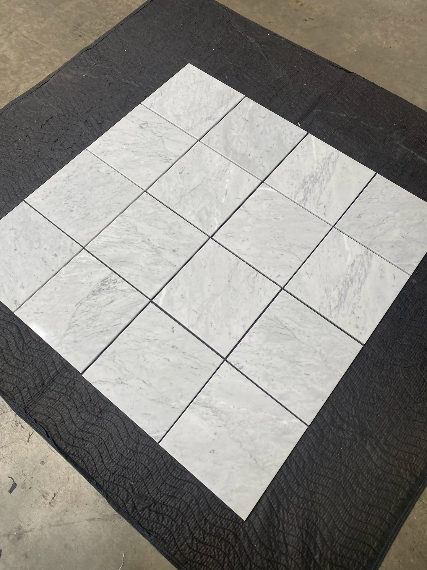 Azulejo blanco italiano Carrara para pared y suelo, 30 x 30 cm