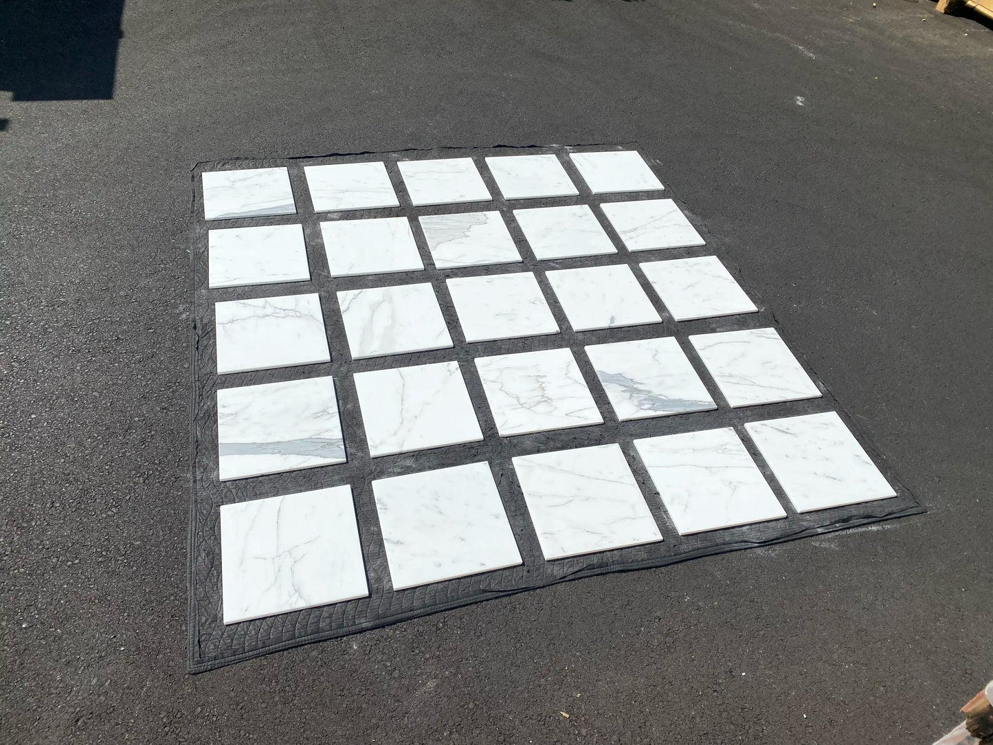 Calacatta Gold Beveled Wall, Backsplash and Floor Tile 12x12"