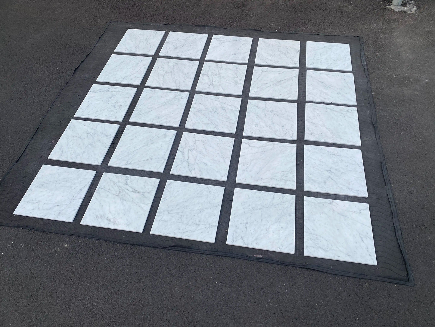 Azulejo blanco italiano Carrara para pared y suelo, 30 x 30 cm