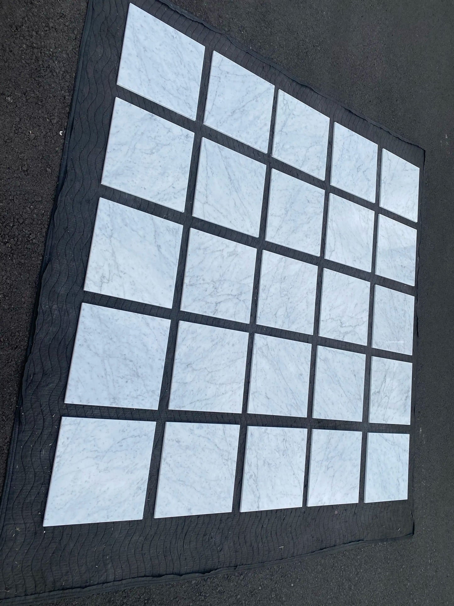 Azulejo blanco italiano Carrara para pared y suelo, 30 x 30 cm