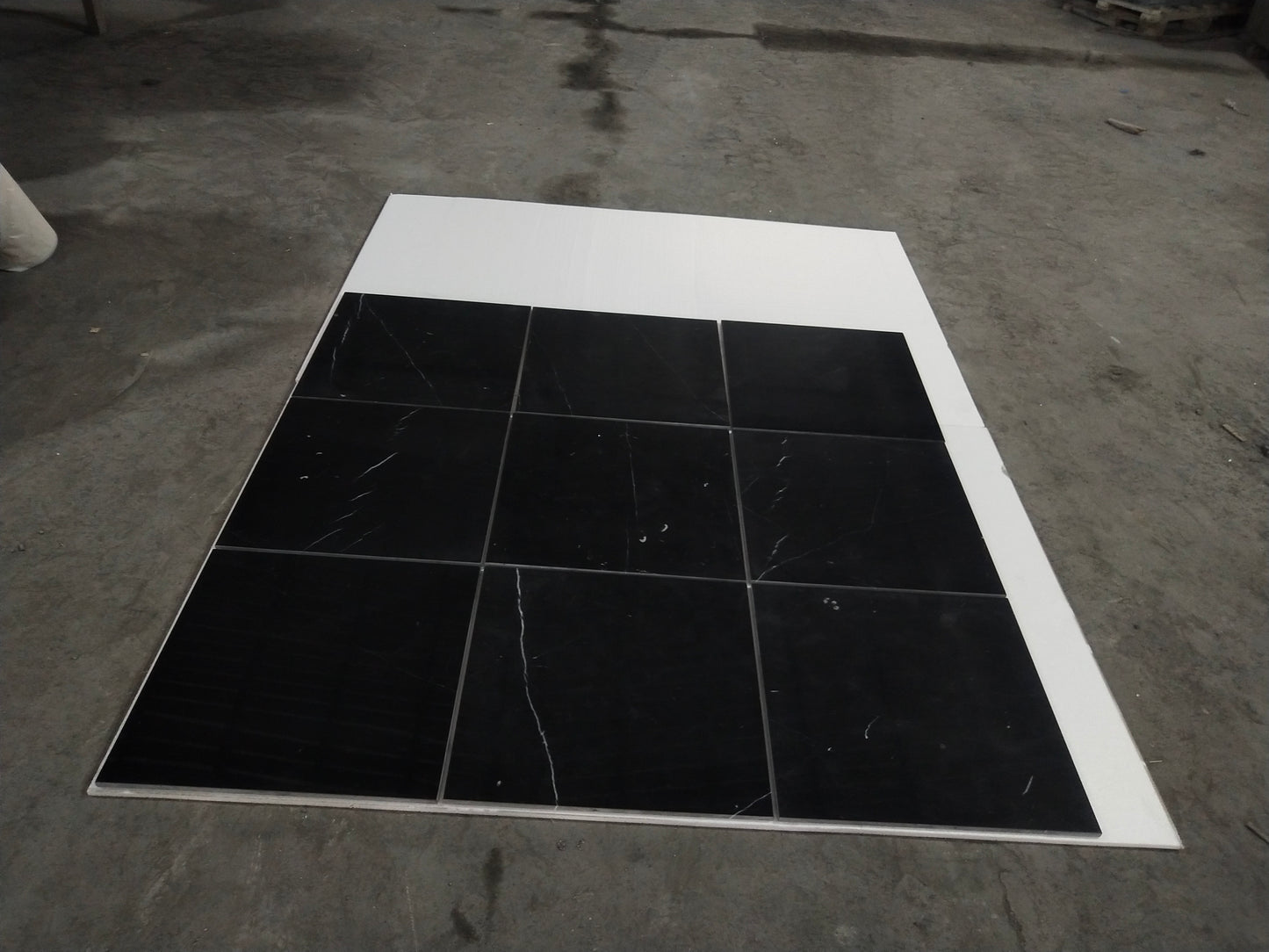 Nero Marquina Polished Wall and Floor Tile 18"x18"