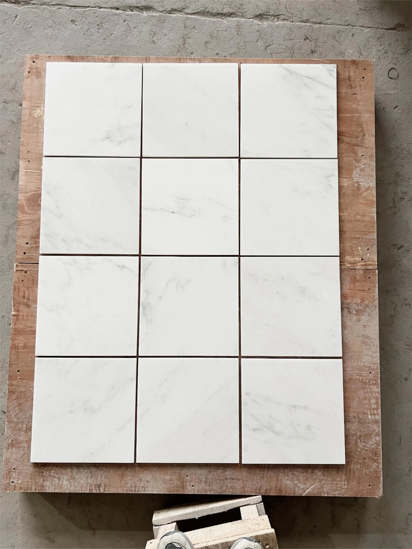 Azulejo blanco oriental para pared y suelo de 30 x 30 cm