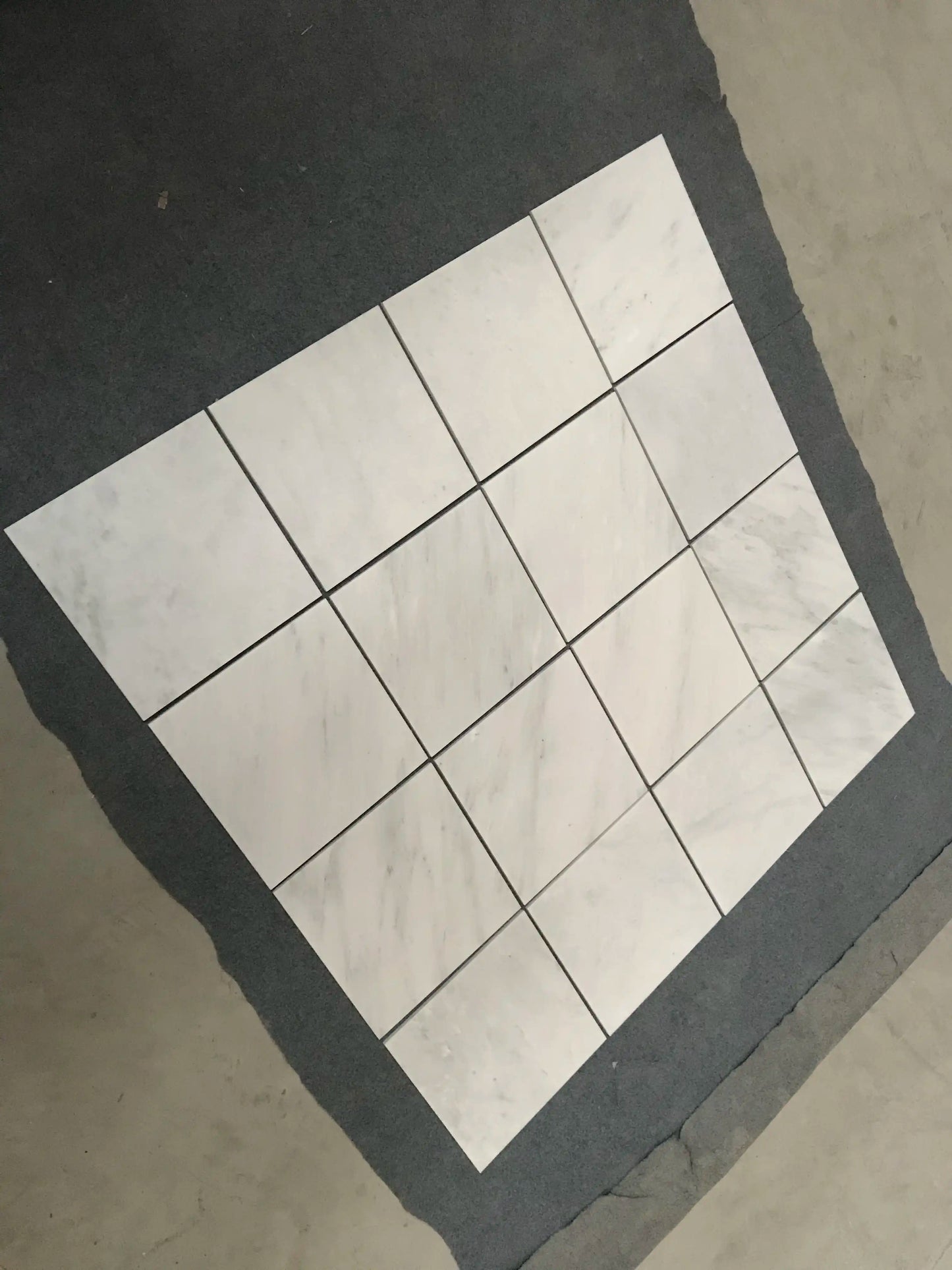 Oriental White Wall and Floor Tile 4x4"