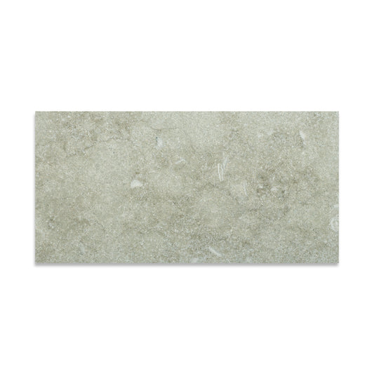 Seagrass Limestone Tile Flamed & Brushed 12" x 24" 1/2" Tile