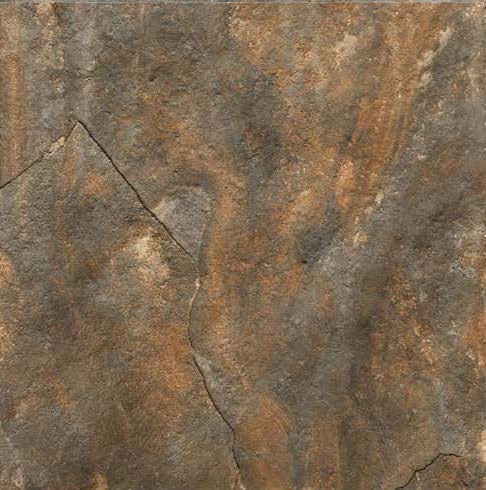 Pavimento de porcelana de pizarra de cobre con acabado natural de 24" x 24" y 3/4"