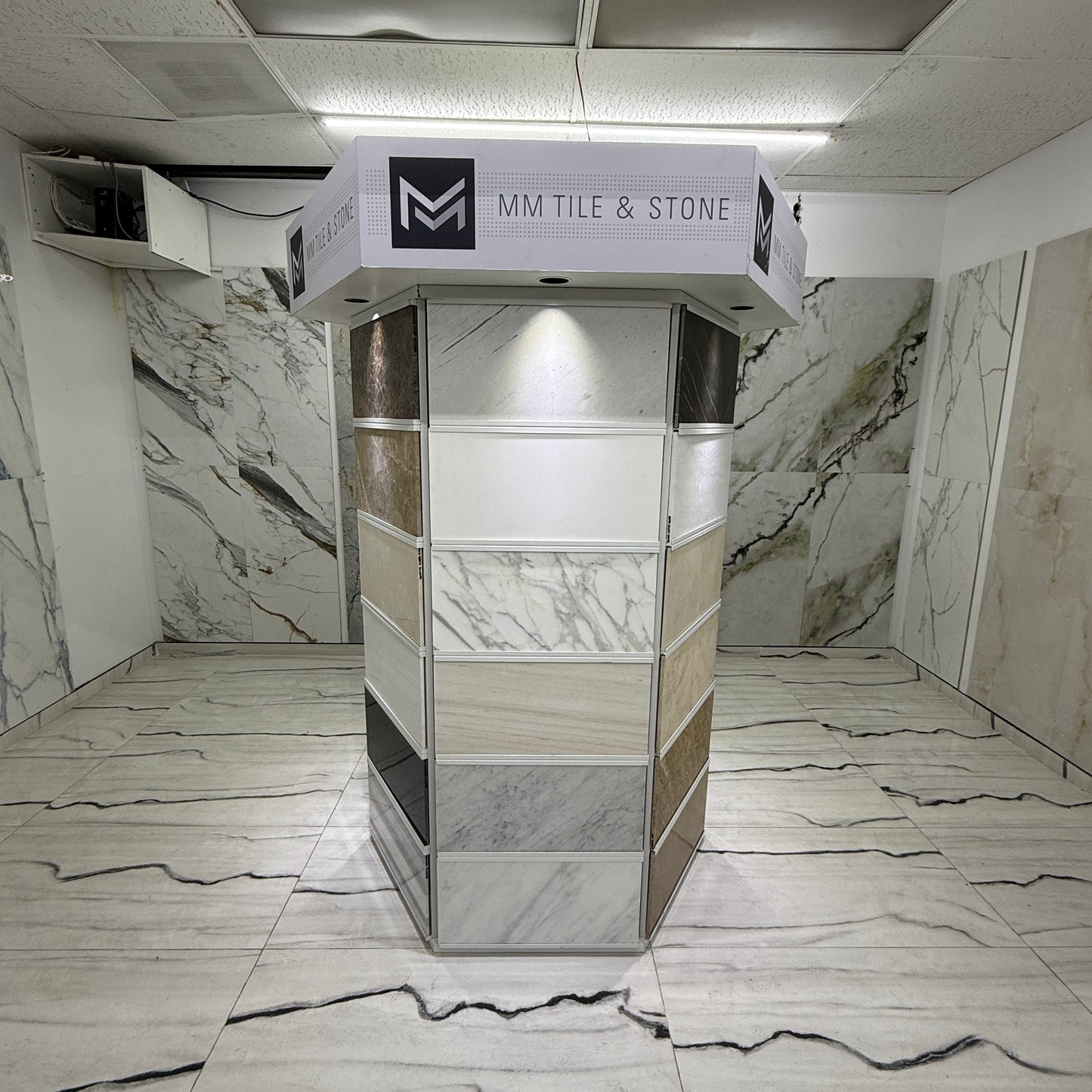 MM Hexagonal Display (12" x 24" Tile Board) - Upon Special Order Only