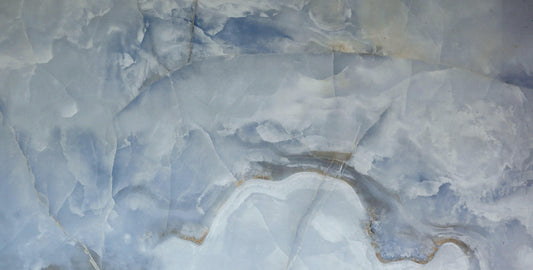 Azulejo de porcelana de gran formato pulido de 24" x 48" 1/3" ONYX GRIS