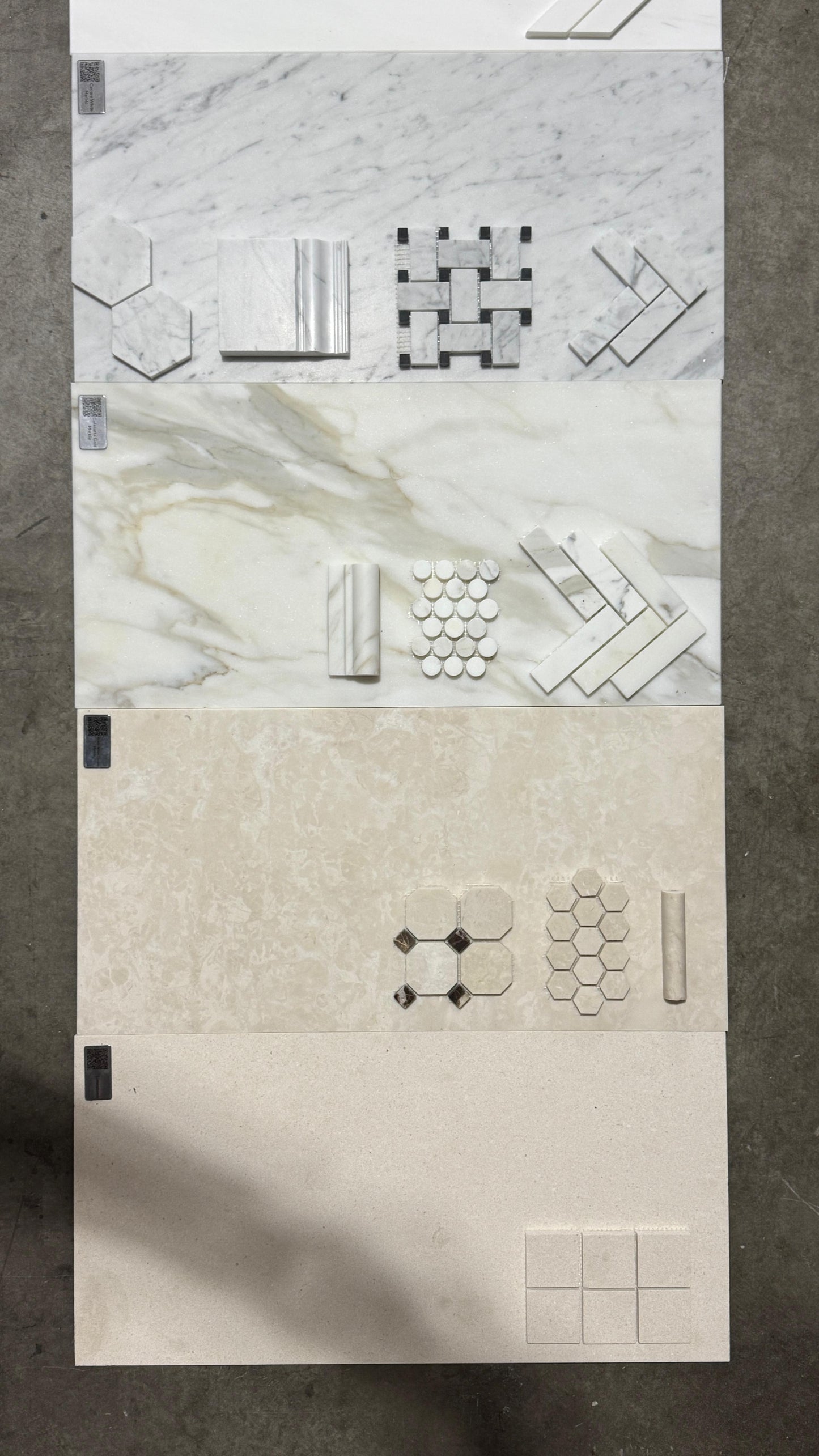 MM Loose Sample Tiles 12" x 24"