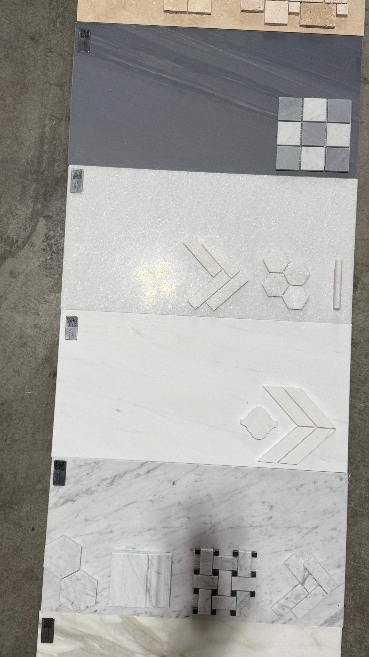 MM Loose Sample Tiles 12" x 24"