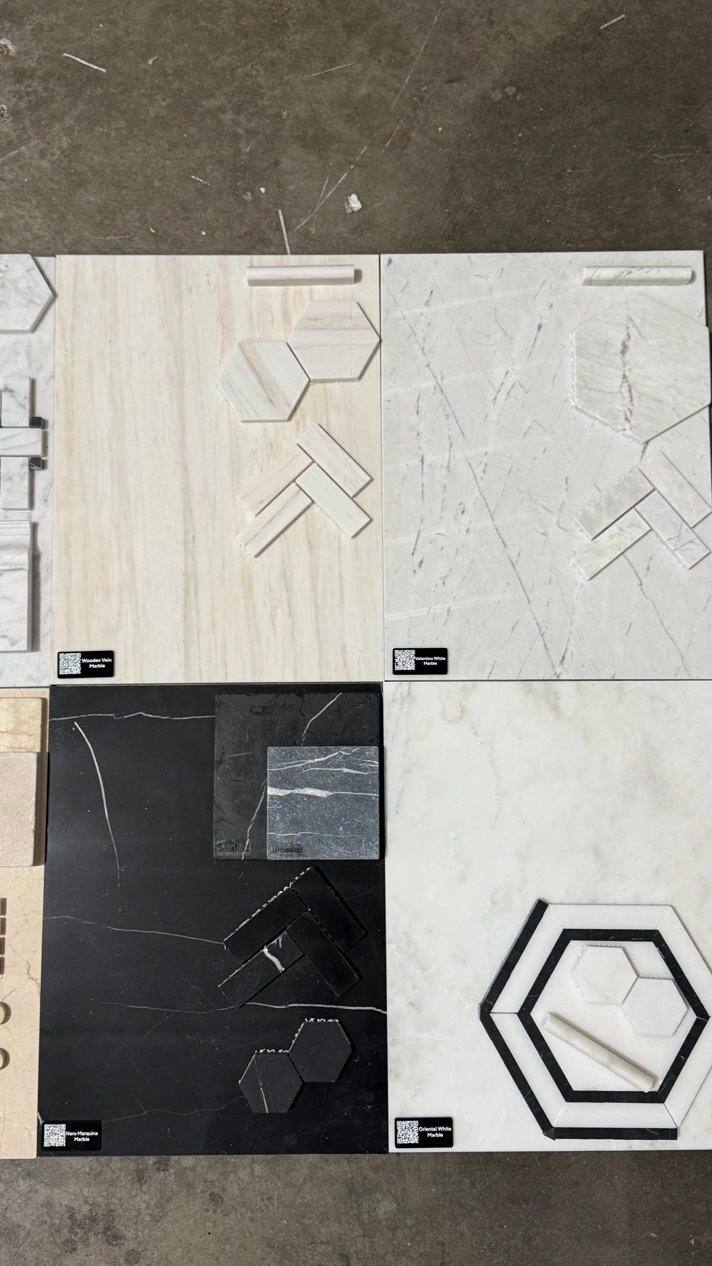 MM Loose Sample Tiles 12" x 24"