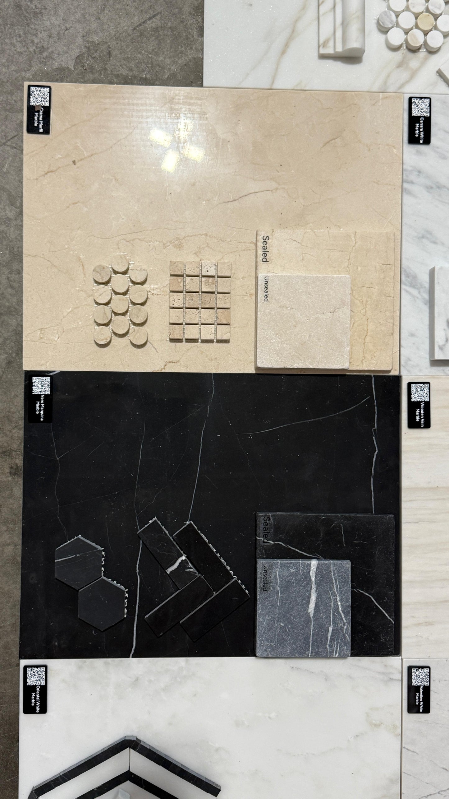 MM Loose Sample Tiles 12" x 24"