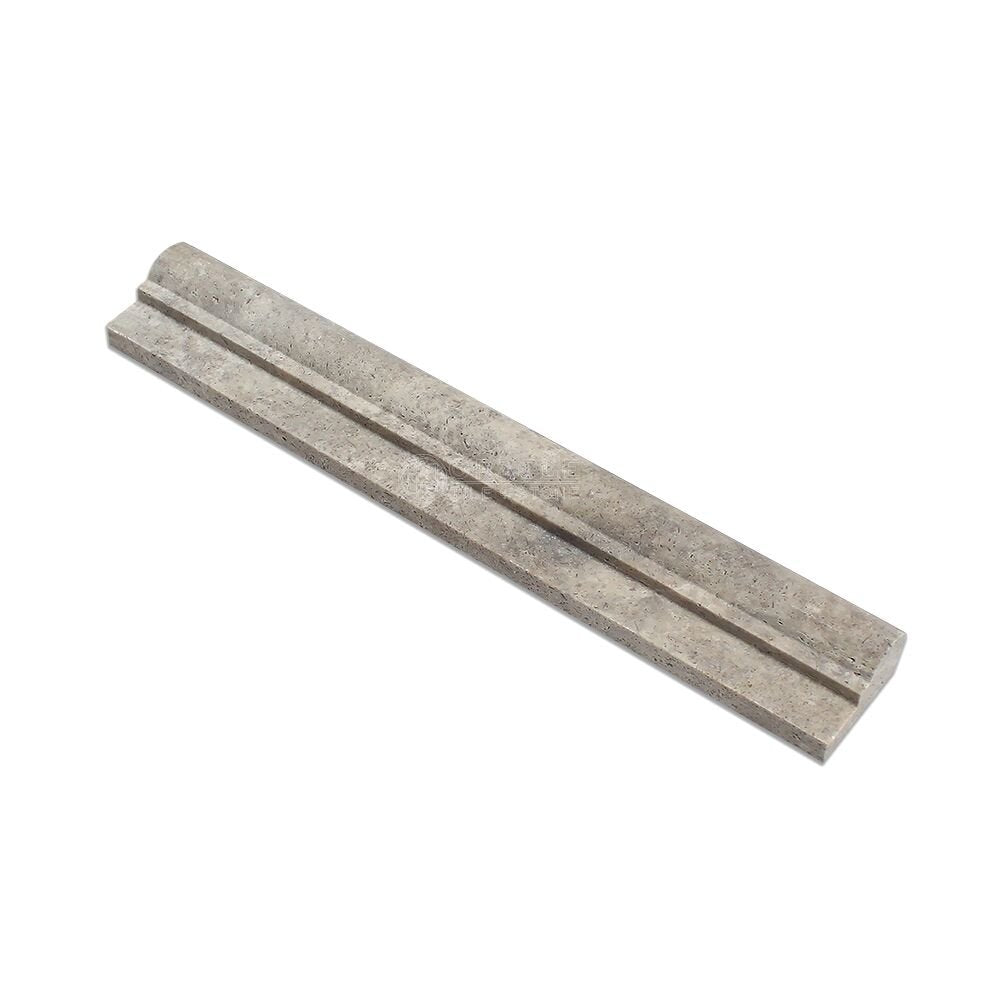 Oyster 2" X 12" OG-1 (Single-step Chair Rail Trim) Honed