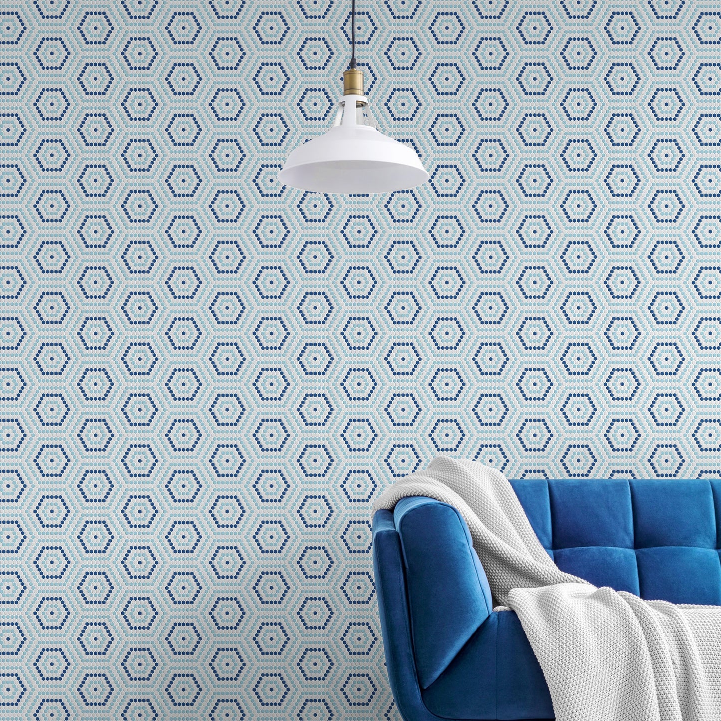 Mosaico para pared y suelo con revestimiento para salpicaduras Geometro de Belfort