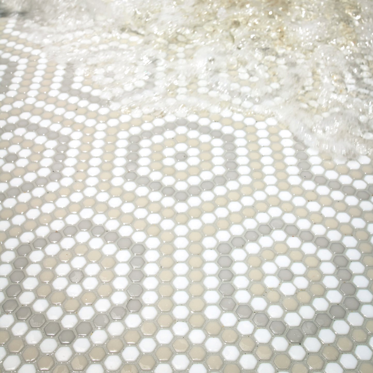 Mosaico para pared y suelo con revestimiento para salpicaduras Geometro de Belfort