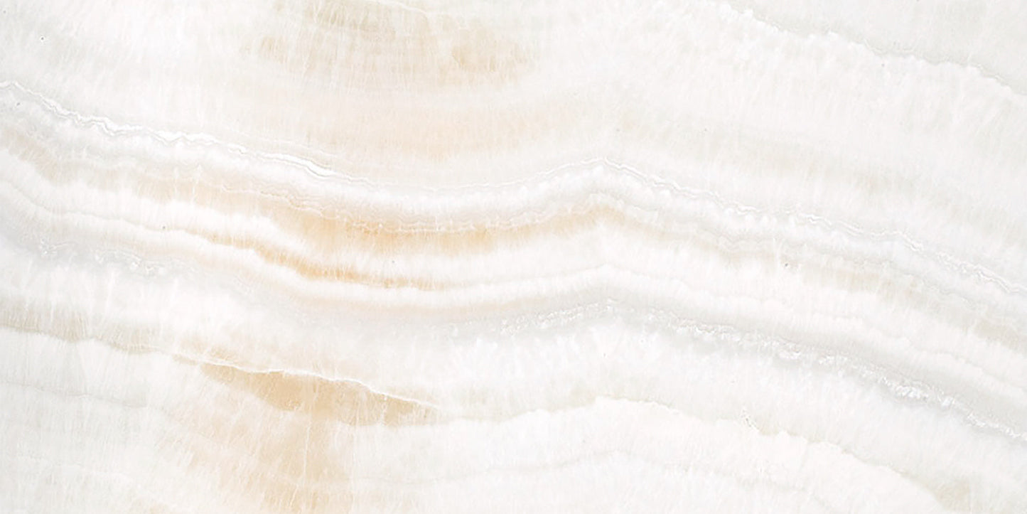 Azulejo pulido para pared y suelo de ónix blanco de 30 x 61 cm