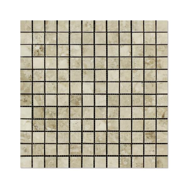 Cappuccino Polished Mosaic Tile 1"